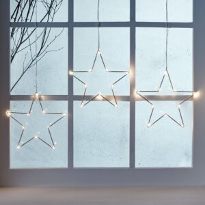 Osby LED Stern Fensterdeko 3er Set
