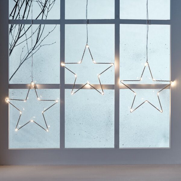 Osby LED Stern Fensterdeko 3er Set