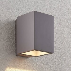 LED-Außenwandleuchte Cataleya, Beton, 12x16 cm