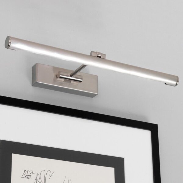 LED Bilderleuchte Goya in Nickel-Gebürstet 7,1W 821lm 460mm