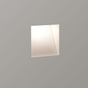 LED Wandeinbauleuchte Borgo in Weiß-Matt 2W 80lm 3000K 65x65mm
